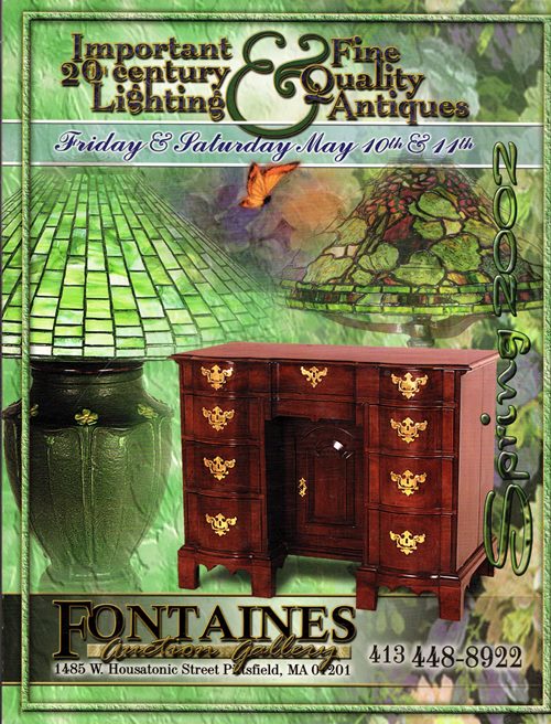 Spring 2002 Auction: Important 20th Century Lighting & Fine Quality Antiques, Pittsfield, Massachusetts, May 10th & 11th