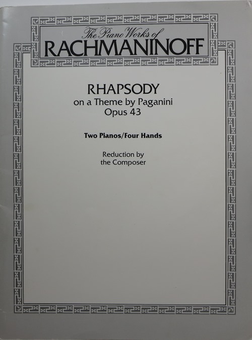 Rhapsody on a Theme by Paganini, Opus 43, Two Pianos/Four Hands