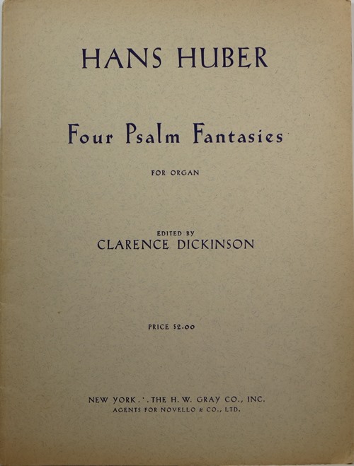 Four Psalm Fantasies for Organ