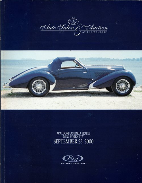 The New York Auto Salon & Auction at the Waldorf-Astoria Hotel, New York City, September 23, 2000