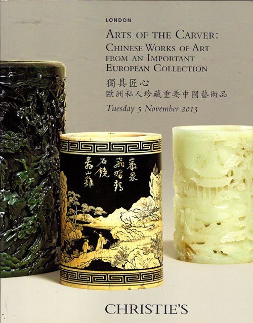 Arts of the Carver: Chinese Works of Art from an Important European Collection, London, 5 November 2013 (Sale 1194)