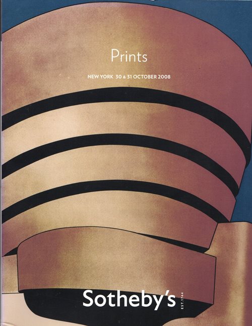 Prints, Including Important Contemporary Prints from the Helga & Walther Lauffs Collection, New York, 30 & 31 October 2008 (Sale N08483)