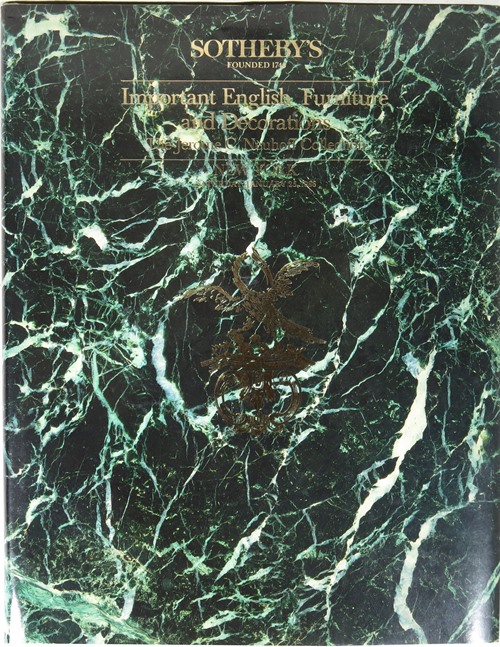 The Collection of Jerome C. Neuhoff Including Chinese Works of Art, Porcelain, Silver, Paintings, English Furniture, Decorations and Carpets, New York, January 25, 1986 (Sale 5427)