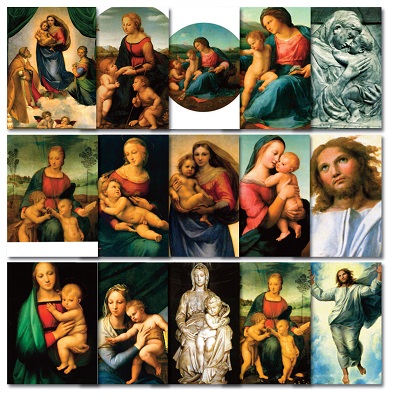 Madonna Postcards, set 15