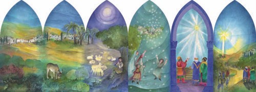 A093 The Christmas Story Lantern Advent Calendar