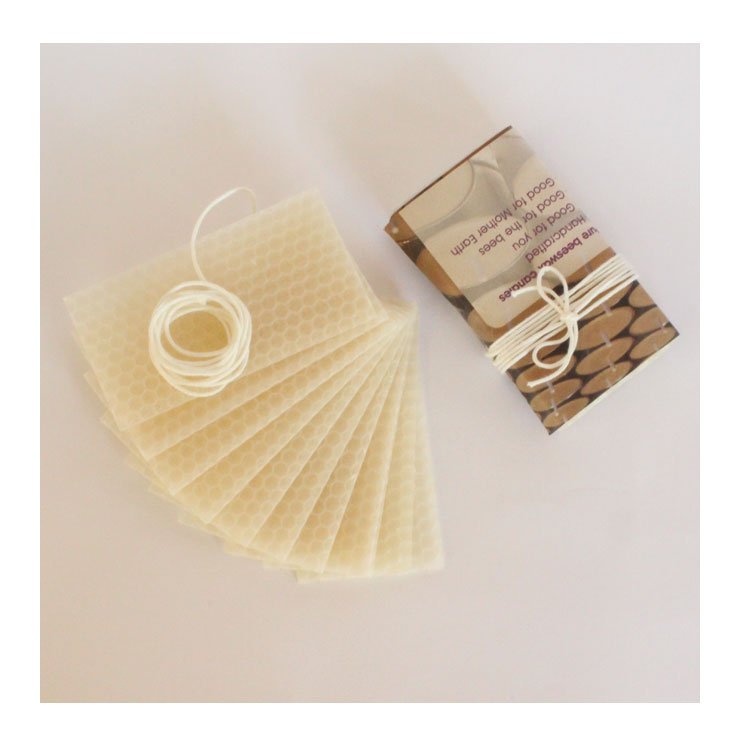 Birthday candle making kit, natural