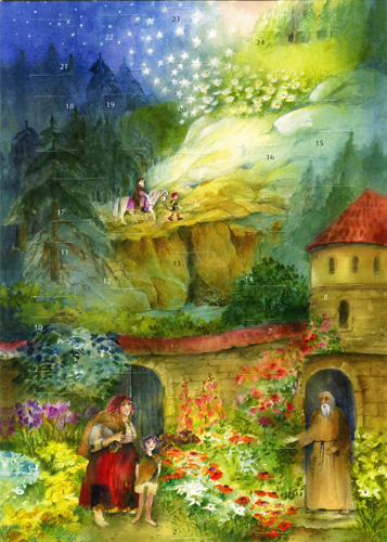 A090 The Christmas Roses Advent Calendar medium
