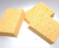 Viscose Sponge Set Of 3 8 x 10.5 x 3cm each