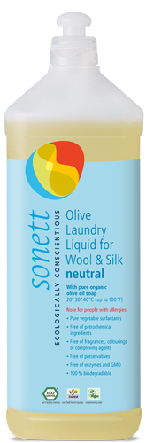 Sonett Olive Laundry Liquid for Wool & Silk Sensitive 1L GB3052