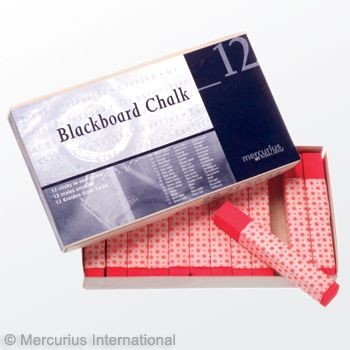 Blackboard Pastel chalk - box12 CARMINE