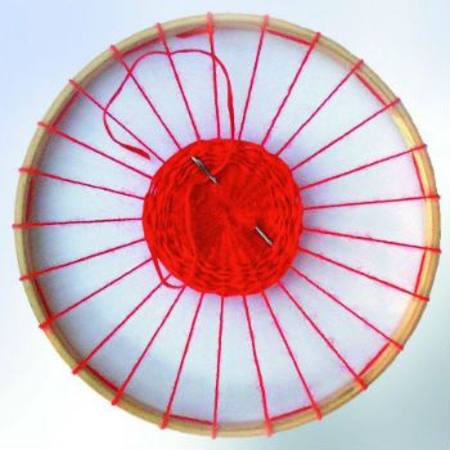Weaving Frame Circular with 25 holes 22 cm (Wool not included)