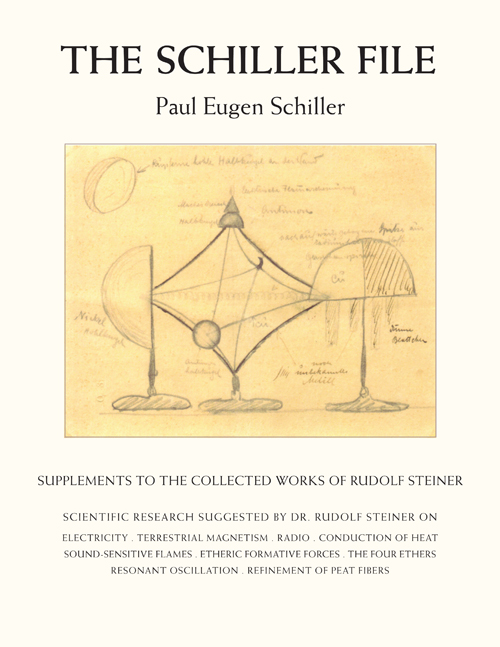 Schiller File Supplements to the Collected Works of Rudolf Steiner