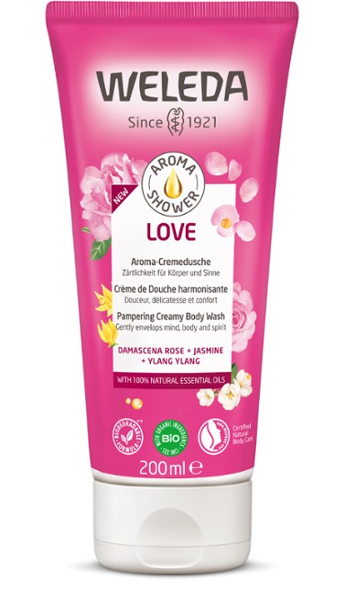 Weleda Aroma Shower LOVE Pampering Creamy Body Wash