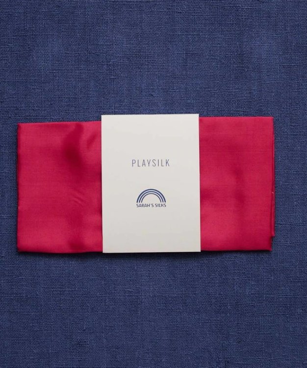 Playsilk, Red Violet 90cm x 90cm