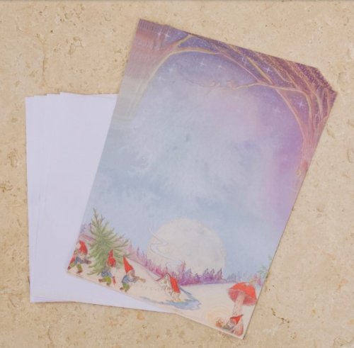Waldorf Family Winter Note Paper Set