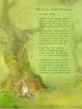 Large Postcard - Golden Rules of Gnome