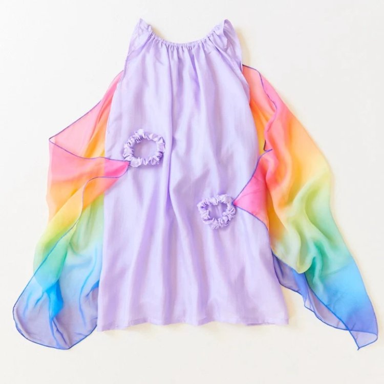 Lavender/Rainbow Fairy Dress