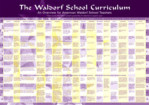 Curriculum Chart, large - 21.5