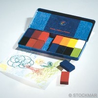 Stockmar Block Crayons 16 in Tin