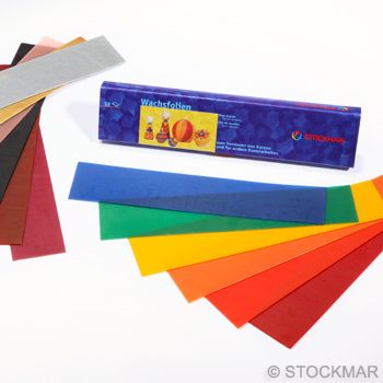 Stockmar Decorating Wax 18 Assorted 4x20cm -Small 85063100