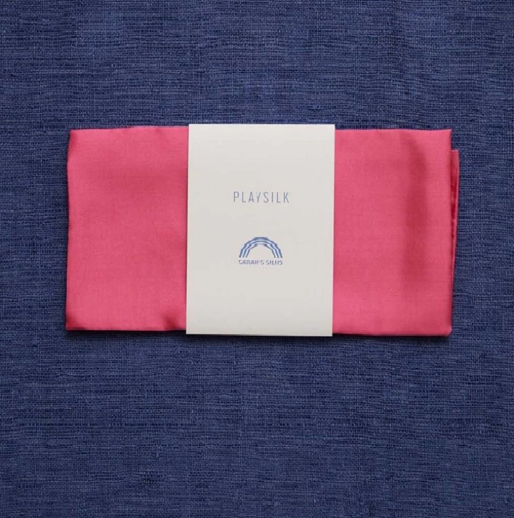 Playsilk, Rose 90cm x 90cm