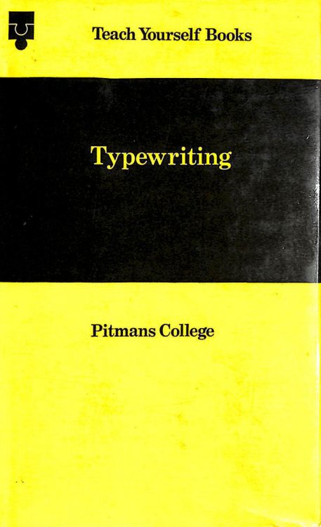 Pitman's College Typewriting (Teach Yourself)