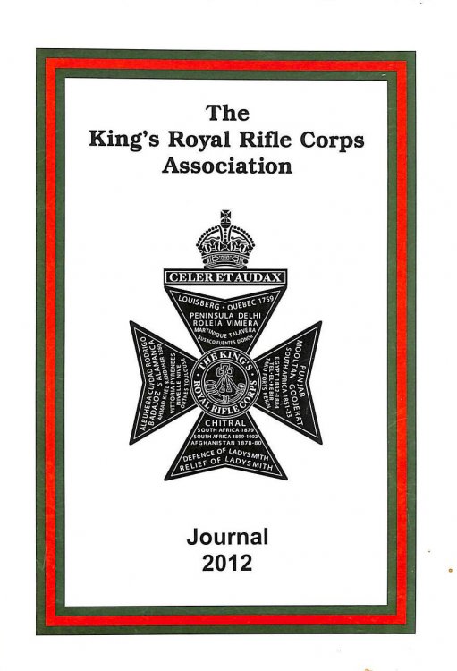 The King's Royal Rifle Corps Association Journal 2012