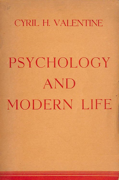 Psychology and Modern Life