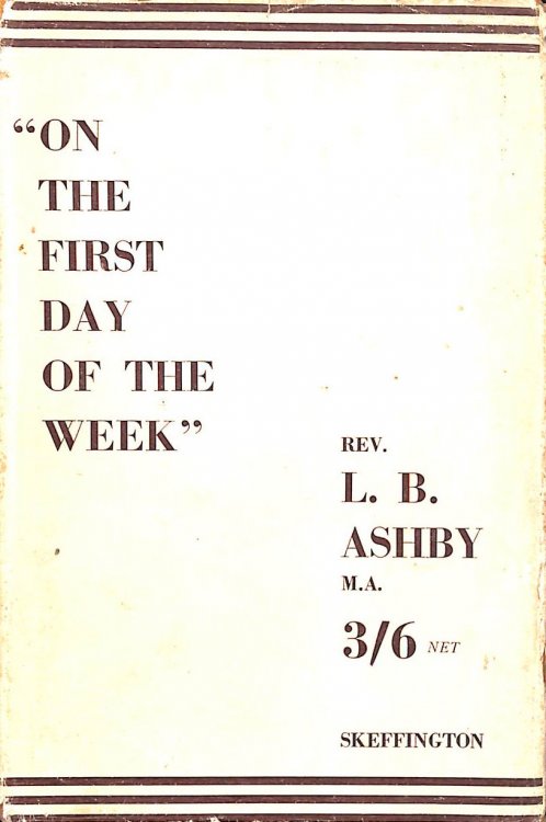 On the First Day of the Week