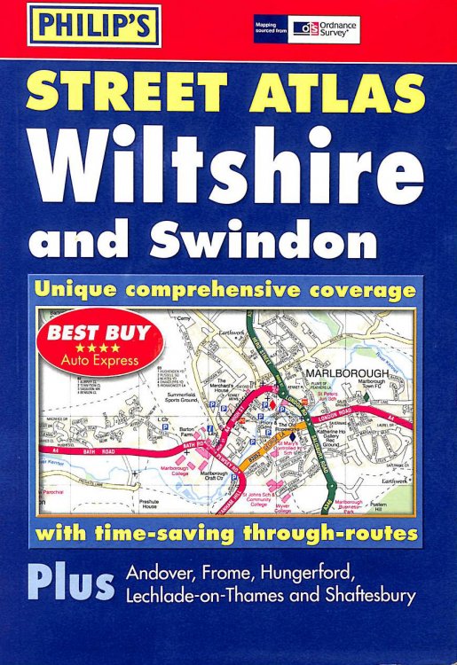 Philip's Street Atlas Wiltshire and Swindon: Pocket Edition