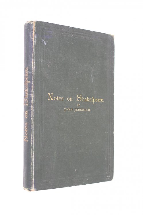 Notes On Shakespeare; And Memorials Of The Urban Club