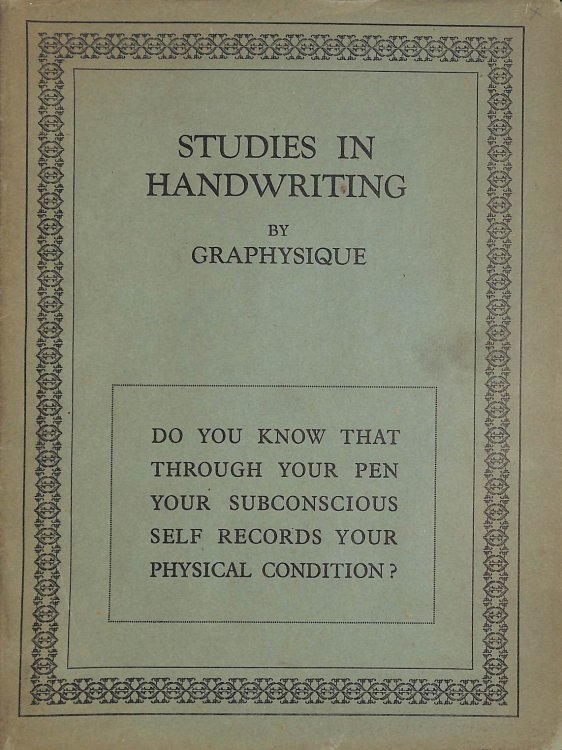 Some effects on handwriting of employment