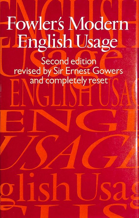 Image for A Dictionary of Modern English Usage A Dictionary of Modern English Usage
