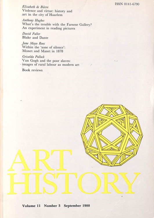 Art History - the Journal of the Association of Art Historians, Volume 11, Number 3, September 1988