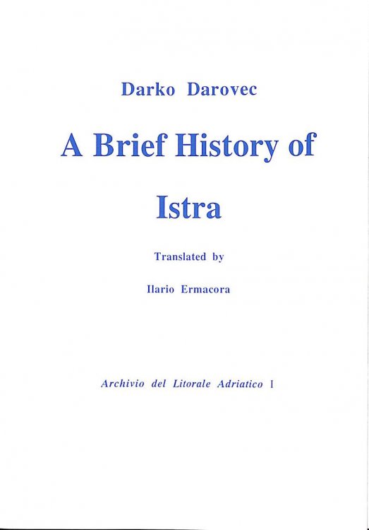 A Brief History of Istra