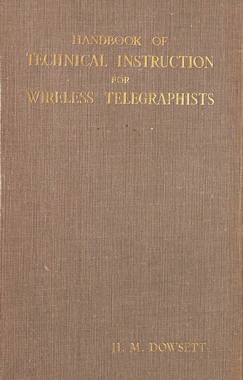 Handbook Of Technical Instruction For Wireless Telegraphists