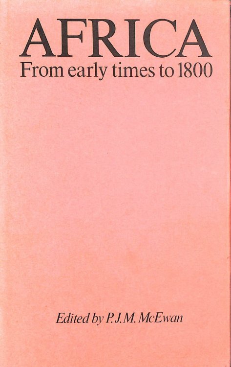 Africa from Early Times to 1800