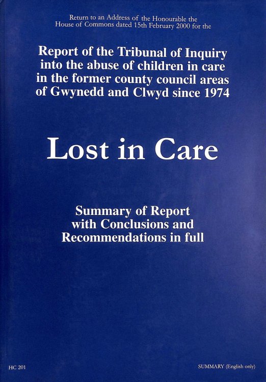 Lost in Care, Summary of Report with Conclusions and Recommendations in Full