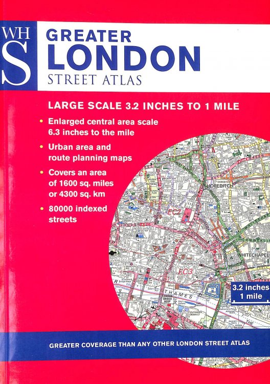 WHSmith Greater London Street Atlass