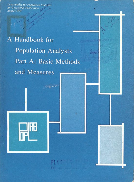 A Handbook For Population Analysts (Occasional Publication - Laboratories For Population Statistics)