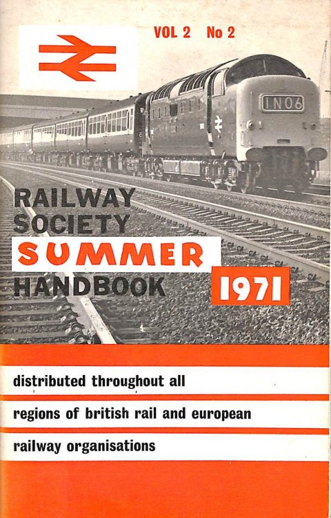 Staff Railway Society Summer Handbook 1971