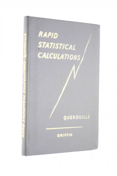 Rapid Statistical Calculations. A collection of distribution-free and easy methods of estimation and testing