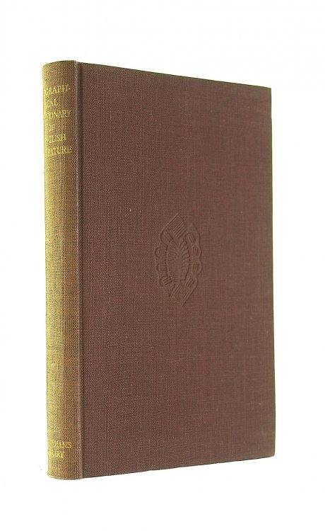 A Biographical Dictionary of English Literature
