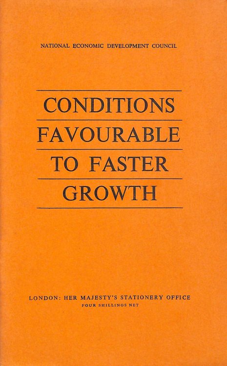 Conditions Favourable To Faster Growth / National Economic Development Council