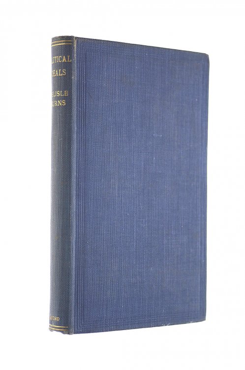 Political ideals;: An essay