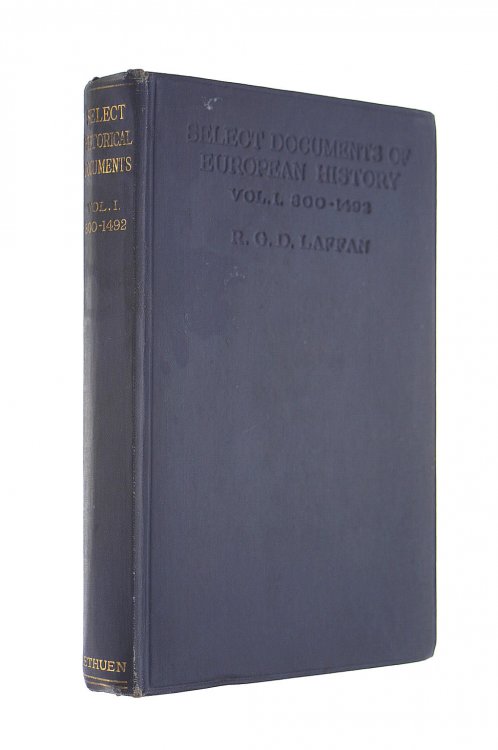 Select Documents Of European History Vol 1 800-1492.