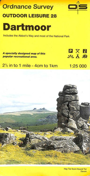 Dartmoor - Ordnance Survey Outdoor Leisure Maps 28: Sheet 28