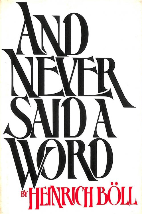 And never said a word
