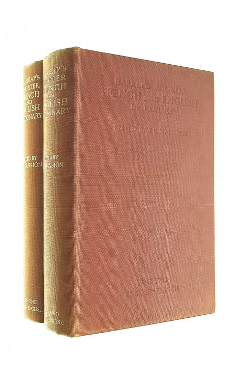Harrap's New Shorter French and English Dictionary , Parts One & Two