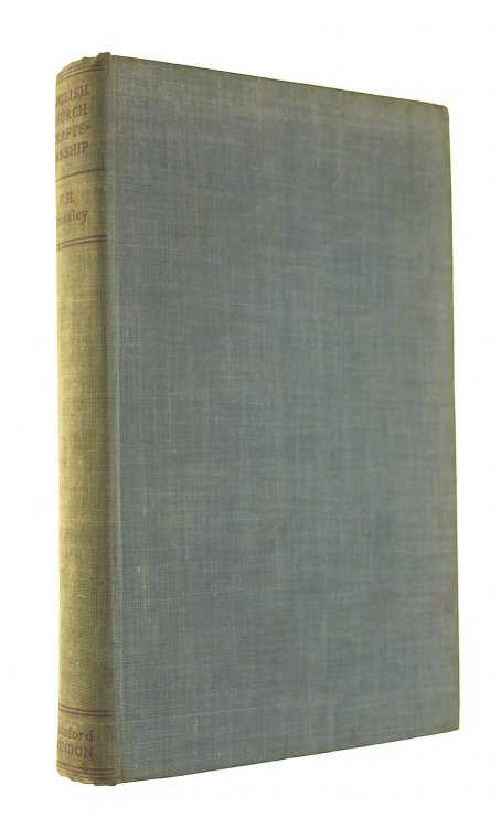 English Church Craftsmanship. An Introduction To The Work Of The Mediaeval Period And Some Account Of Later Developments. Illustrated By Photographs By The Author And Others.